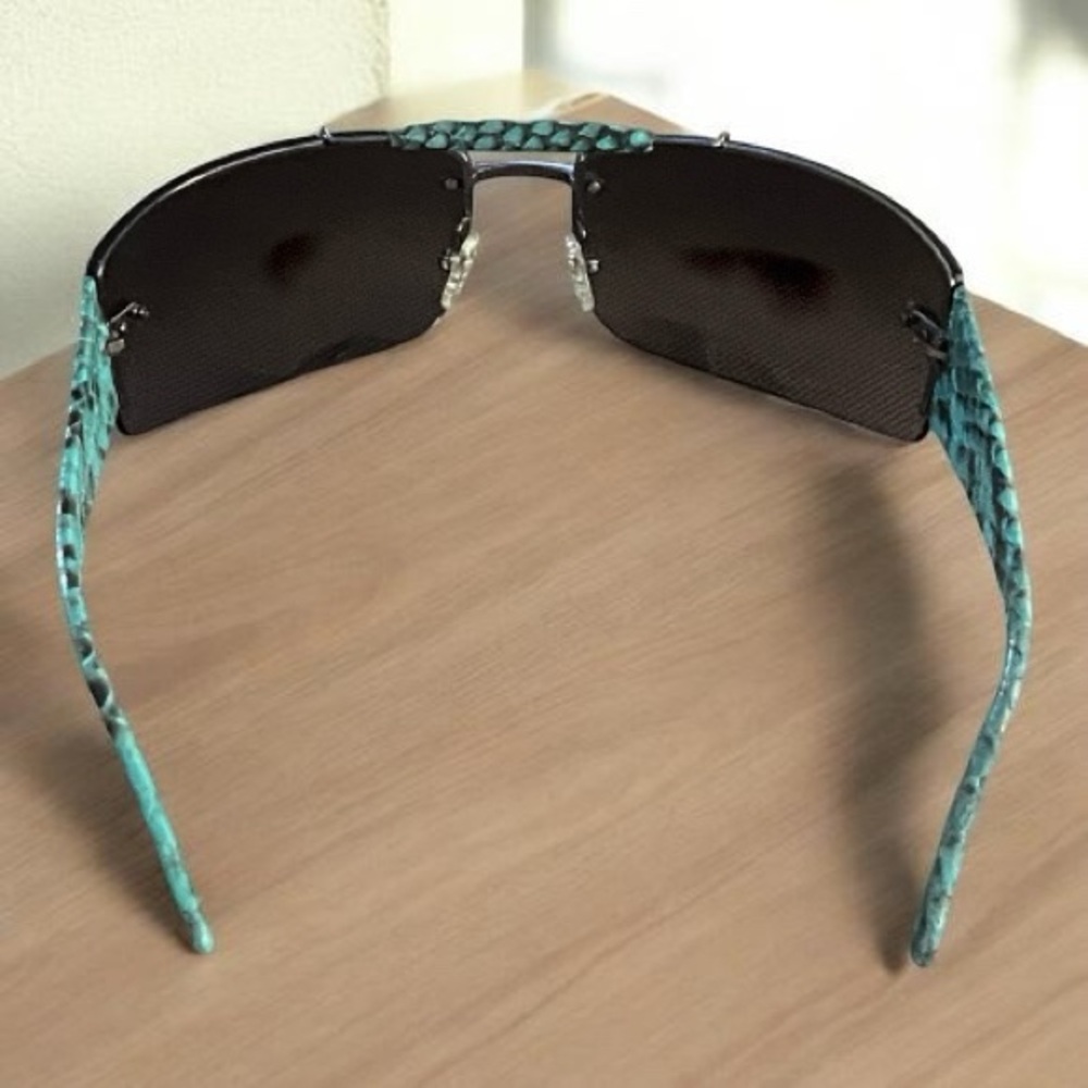 Technomarine Turquoise Python Sunglasses - image 2